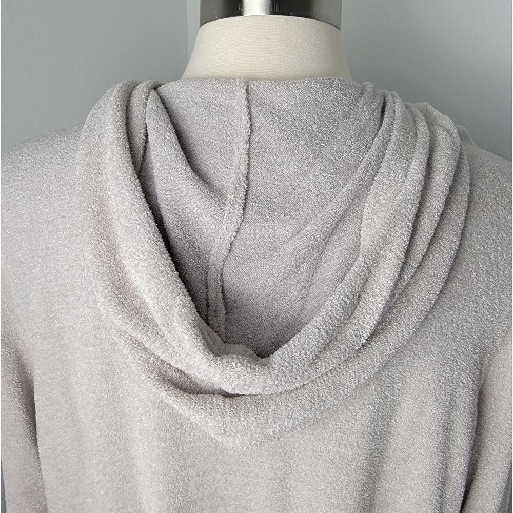 Barefoot Dreams CozyChic Ultra Lite Open-Front Hooded Knit Cardigan Size XL - Picture 12 of 15